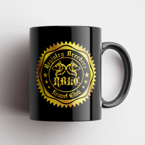 Caneca Personalizada Cerâmica Preta 96x150mm impressão colorida externa Sublimação  
