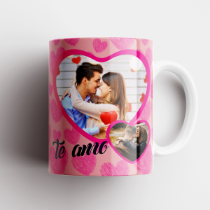 Caneca Personalizada Cerâmica Branca 325ml 96x150mm impressão colorida externa Sublimação  