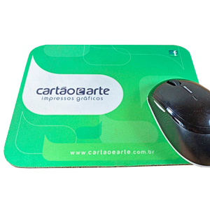 Mouse Pad Personalizado Tecido com base de borracha latex 22x17cm Colorida   